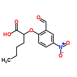2-(2-甲?；?4-硝基苯氧基)-己酸結構式_335153-21-4結構式