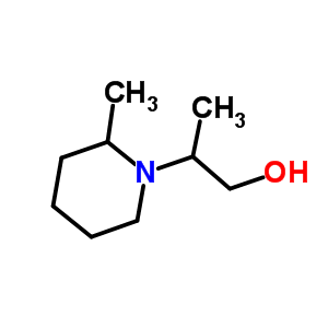 2-(2-甲基哌啶-1-基)-1-丙醇結(jié)構(gòu)式_33742-65-3結(jié)構(gòu)式