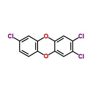 2,3,7-Trichlorodibenzo-p-dioxinStructure,33857-28-2Structure 2,3,7-Trichlorodibenzo-p-dioxin Structure,33857-28-2Structure