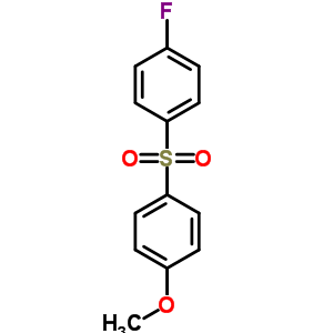 1-氟-4-(4-甲氧基苯基)磺?；?苯結(jié)構(gòu)式_339-25-3結(jié)構(gòu)式