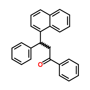 3-Naphthalen-1-yl-1,3-diphenyl-propan-1-oneStructure,3407-00-9Structure 3-Naphthalen-1-yl-1,3-diphenyl-propan-1-one Structure,3407-00-9Structure