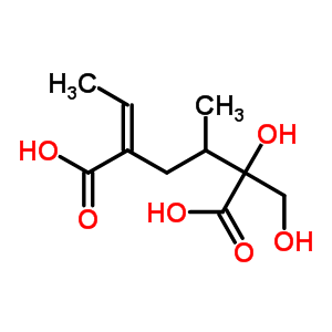 (2S,3r,5z)-5-ethylidene-2-hydroxy-2-(hydroxymethyl)-3-methylhexanedioic acidStructure,34081-90-8Structure (2S,3r,5z)-5-ethylidene-2-hydroxy-2-(hydroxymethyl)-3-methylhexanedioic acid Structure,34081-90-8Structure