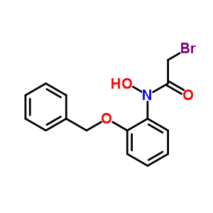 2-Bromo-n-hydroxy-n-(2-phenylmethoxyphenyl)acetamideStructure,34288-00-1Structure 2-Bromo-n-hydroxy-n-(2-phenylmethoxyphenyl)acetamide Structure,34288-00-1Structure