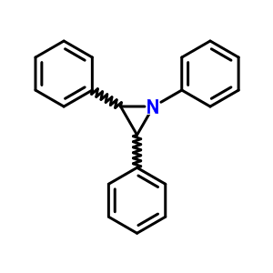 1,2,3-TriphenylaziridineStructure,34310-77-5Structure 1,2,3-Triphenylaziridine Structure,34310-77-5Structure