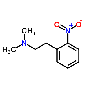 N,n-dimethyl-2-(2-nitrophenyl)ethanamineStructure,3478-91-9Structure N,n-dimethyl-2-(2-nitrophenyl)ethanamine Structure,3478-91-9Structure