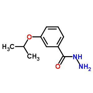 3-異丙氧基苯并肼結(jié)構(gòu)式_350989-60-5結(jié)構(gòu)式