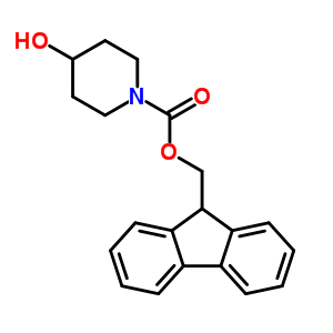 N-fmoc-4-piperidinolStructure,351184-42-4Structure N-fmoc-4-piperidinol Structure,351184-42-4Structure
