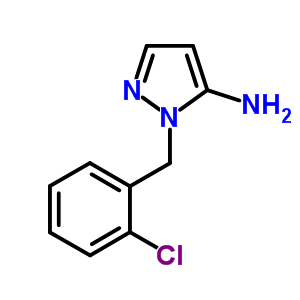 1-(2-Chlorobenzyl)-1h-pyrazol-5-amineStructure,3524-28-5Structure 1-(2-Chlorobenzyl)-1h-pyrazol-5-amine Structure,3524-28-5Structure