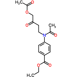 4-[乙?；?(4-乙?；趸?3-氧代-丁基)氨基]苯甲酸乙酯結(jié)構(gòu)式_35260-30-1結(jié)構(gòu)式