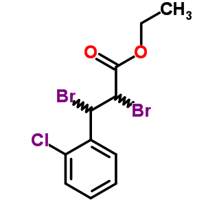 Benzenepropanoic acid, a,b-dibromo-2-chloro-, ethyl esterStructure,35282-98-5Structure Benzenepropanoic acid, a,b-dibromo-2-chloro-, ethyl ester Structure,35282-98-5Structure