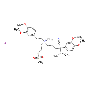 Verapamilethyl methanethiosulfonate, bromideStructure,353270-25-4Structure Verapamilethyl methanethiosulfonate, bromide Structure,353270-25-4Structure