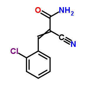 3-(2-Chlorophenyl)-2-cyano-prop-2-enamideStructure,3533-10-6Structure 3-(2-Chlorophenyl)-2-cyano-prop-2-enamide Structure,3533-10-6Structure