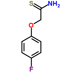 2-(4-氟苯氧基)乙烷硫代酰胺結(jié)構(gòu)式_35370-93-5結(jié)構(gòu)式