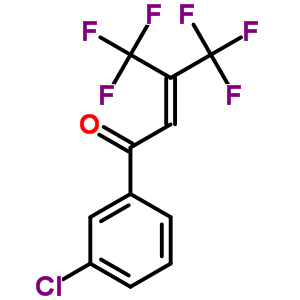 2-Buten-1-one,1-(3-chlorophenyl)-4,4,4-trifluoro-3-(trifluoromethyl)-Structure,35443-98-2Structure 2-Buten-1-one,1-(3-chlorophenyl)-4,4,4-trifluoro-3-(trifluoromethyl)- Structure,35443-98-2Structure