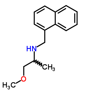 (2-Methoxy-1-methyl-ethyl)-naphthalen-1-ylmethyl-amineStructure,355816-73-8Structure (2-Methoxy-1-methyl-ethyl)-naphthalen-1-ylmethyl-amine Structure,355816-73-8Structure