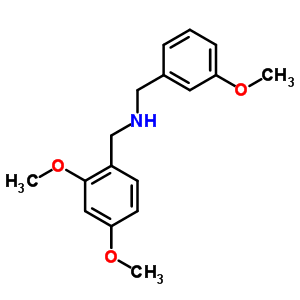 (2,4-Dimethoxy-benzyl)-(3-methoxy-benzyl)-amineStructure,355816-85-2Structure (2,4-Dimethoxy-benzyl)-(3-methoxy-benzyl)-amine Structure,355816-85-2Structure