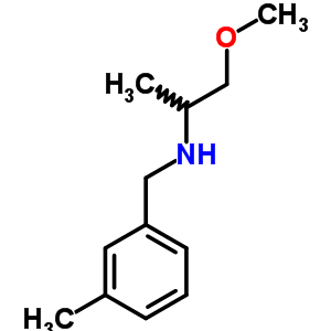 (2-Methoxy-1-methyl-ethyl)-(3-methyl-benzyl)-amineStructure,356092-84-7Structure (2-Methoxy-1-methyl-ethyl)-(3-methyl-benzyl)-amine Structure,356092-84-7Structure