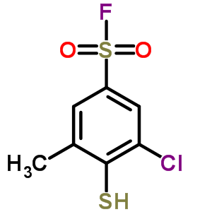 Benzenesulfonyl fluoride, 3-chloro-4-mercapto-5-methyl-Structure,35685-81-5Structure Benzenesulfonyl fluoride, 3-chloro-4-mercapto-5-methyl- Structure,35685-81-5Structure
