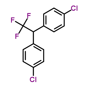 1, 1-Bis(p-chlorophenyl)-2,2,2-trifluoroethaneStructure,361-07-9Structure 1, 1-Bis(p-chlorophenyl)-2,2,2-trifluoroethane Structure,361-07-9Structure