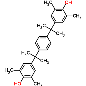Alpha,alpha’-bis(4-hydroxy-3,5-dimethylphenyl)-1,4-diisopropylbenzeneStructure,36395-57-0Structure Alpha,alpha’-bis(4-hydroxy-3,5-dimethylphenyl)-1,4-diisopropylbenzene Structure,36395-57-0Structure