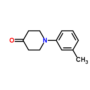 1-(3-甲基苯基)哌啶-4-酮結(jié)構(gòu)式_365554-90-1結(jié)構(gòu)式