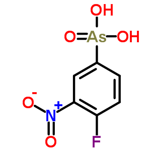 Arsonic acid,as-(4-fluoro-3-nitrophenyl)-Structure,367-85-1Structure Arsonic acid,as-(4-fluoro-3-nitrophenyl)- Structure,367-85-1Structure