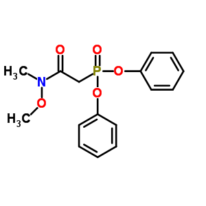 (N-methoxy-n-methylcarbamoylmethyl)phosphonic acid diphenyl esterStructure,367508-01-8Structure (N-methoxy-n-methylcarbamoylmethyl)phosphonic acid diphenyl ester Structure,367508-01-8Structure