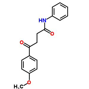 4-(4-Methoxyphenyl)-4-oxo-n-phenyl-butanamideStructure,36776-11-1Structure 4-(4-Methoxyphenyl)-4-oxo-n-phenyl-butanamide Structure,36776-11-1Structure