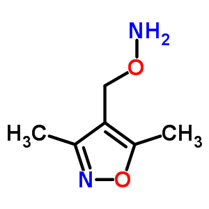 O-[(3,5-二甲基噁唑-4-基)甲基]羥胺結構式_36821-73-5結構式