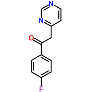 1-(4-氟苯基)-2-嘧啶-4-乙酮結(jié)構(gòu)式_36827-98-2結(jié)構(gòu)式