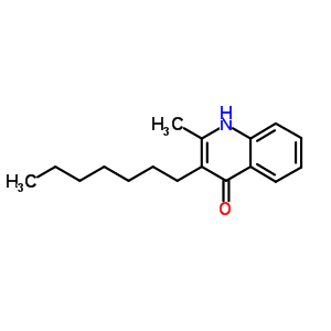 3-Heptyl-2-methyl-1h-quinolin-4-oneStructure,36970-34-0Structure 3-Heptyl-2-methyl-1h-quinolin-4-one Structure,36970-34-0Structure