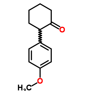 Cyclohexanone,2-(4-methoxyphenyl)-Structure,37087-68-6Structure Cyclohexanone,2-(4-methoxyphenyl)- Structure,37087-68-6Structure
