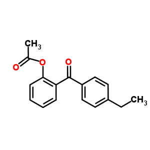 2-Acetoxy-4’-ethylbenzophenoneStructure,37135-48-1Structure 2-Acetoxy-4’-ethylbenzophenone Structure,37135-48-1Structure