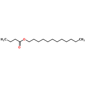 Butanoic acid, dodecylesterStructure,3724-61-6Structure Butanoic acid, dodecylester Structure,3724-61-6Structure