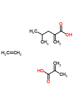 2-Methyl-2-propenoic acid polymer with ethene and 2-methylpropyl2-propenoateStructure,37433-35-5Structure 2-Methyl-2-propenoic acid polymer with ethene and 2-methylpropyl2-propenoate Structure,37433-35-5Structure
