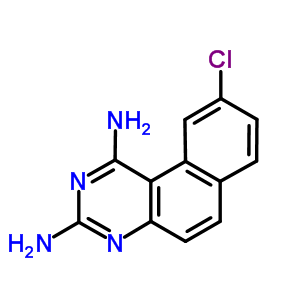 Benzo(f)quinazoline-1,3-diamine, 9-chloro-Structure,37521-56-5Structure Benzo(f)quinazoline-1,3-diamine, 9-chloro- Structure,37521-56-5Structure