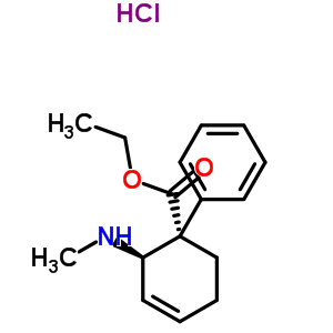 Ethyl (1s,2r)-2-methylamino-1-phenylcyclohex-3-ene-1-carboxylate hydrochlorideStructure,37815-45-5Structure Ethyl (1s,2r)-2-methylamino-1-phenylcyclohex-3-ene-1-carboxylate hydrochloride Structure,37815-45-5Structure