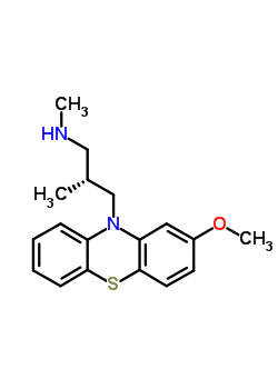 (2R)-3-(2-methoxyphenothiazin-10-yl)-n,2-dimethylpropan-1-amineStructure,37819-98-0Structure (2R)-3-(2-methoxyphenothiazin-10-yl)-n,2-dimethylpropan-1-amine Structure,37819-98-0Structure