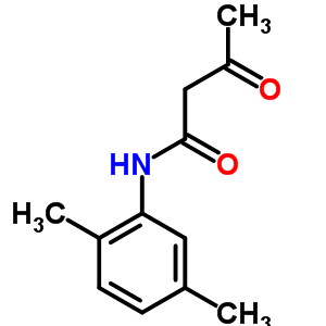 Butanamide,n-(2,5-dimethylphenyl)-3-oxo-Structure,3785-25-9Structure Butanamide,n-(2,5-dimethylphenyl)-3-oxo- Structure,3785-25-9Structure