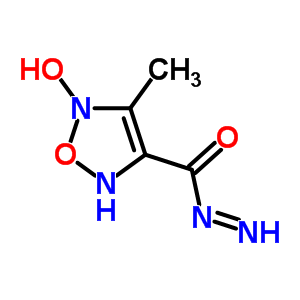 5-Hydroxy-n-imino-4-methyl-2h-1,2,5-oxadiazole-3-carboxamideStructure,37895-46-8Structure 5-Hydroxy-n-imino-4-methyl-2h-1,2,5-oxadiazole-3-carboxamide Structure,37895-46-8Structure