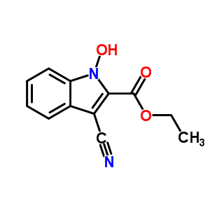 Ethyl 3-cyano-1-hydroxy-indole-2-carboxylateStructure,37914-48-0Structure Ethyl 3-cyano-1-hydroxy-indole-2-carboxylate Structure,37914-48-0Structure