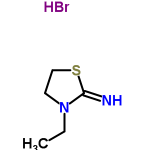 3-Ethyl-1,3-thiazolidin-2-imine hydrobromideStructure,37914-95-7Structure 3-Ethyl-1,3-thiazolidin-2-imine hydrobromide Structure,37914-95-7Structure