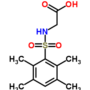 (2,3,5,6-Tetramethyl-benzenesulfonylamino)-acetic acidStructure,379250-94-9Structure (2,3,5,6-Tetramethyl-benzenesulfonylamino)-acetic acid Structure,379250-94-9Structure