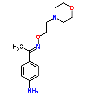 4’-Aminoacetophenone o-(2-morpholinoethyl)oximeStructure,38063-87-5Structure 4’-Aminoacetophenone o-(2-morpholinoethyl)oxime Structure,38063-87-5Structure