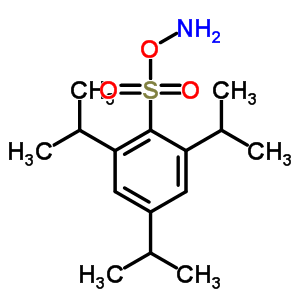 O-(2,4,6-三丙烷-2-基苯基)磺酰基羥胺結(jié)構(gòu)式_38202-21-0結(jié)構(gòu)式