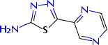 5-(2-Pyrazinyl)-1,3,4-thiadiazol-2-amineStructure,383130-62-9Structure 5-(2-Pyrazinyl)-1,3,4-thiadiazol-2-amine Structure,383130-62-9Structure