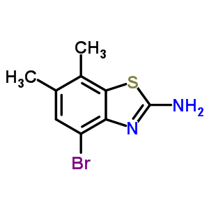 2-Benzothiazolamine,4-bromo-6,7-dimethyl-Structure,383131-01-9Structure 2-Benzothiazolamine,4-bromo-6,7-dimethyl- Structure,383131-01-9Structure