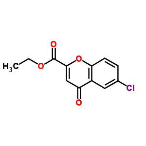 Ethyl 6-chloro-4-oxo-chromene-2-carboxylateStructure,38322-69-9Structure Ethyl 6-chloro-4-oxo-chromene-2-carboxylate Structure,38322-69-9Structure