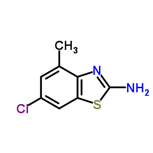 2-Benzothiazolamine,6-chloro-4-methyl-(9ci)Structure,38338-21-5Structure 2-Benzothiazolamine,6-chloro-4-methyl-(9ci) Structure,38338-21-5Structure