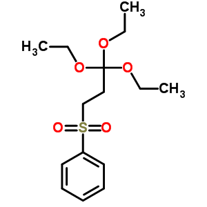 Triethyl 3-phenylsulfonylorthopropionateStructure,38435-09-5Structure Triethyl 3-phenylsulfonylorthopropionate Structure,38435-09-5Structure